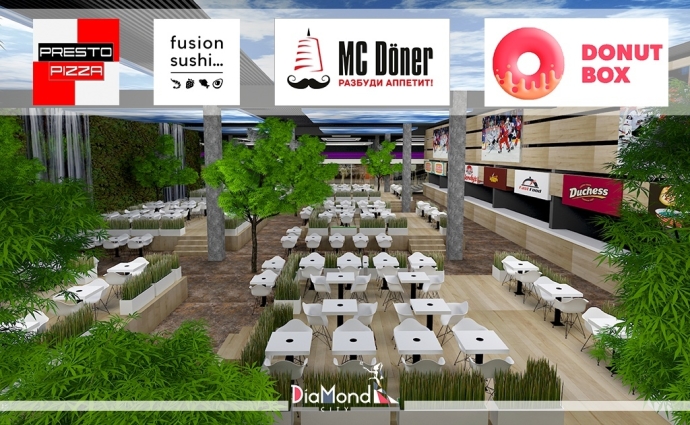  Торгово-развлекательный центр ТРЦ DiaMond city открытие 20 июля фудкорт